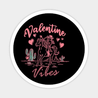Groovy Checkered Valentine Vibes Valentines Day Girls Womens Magnet